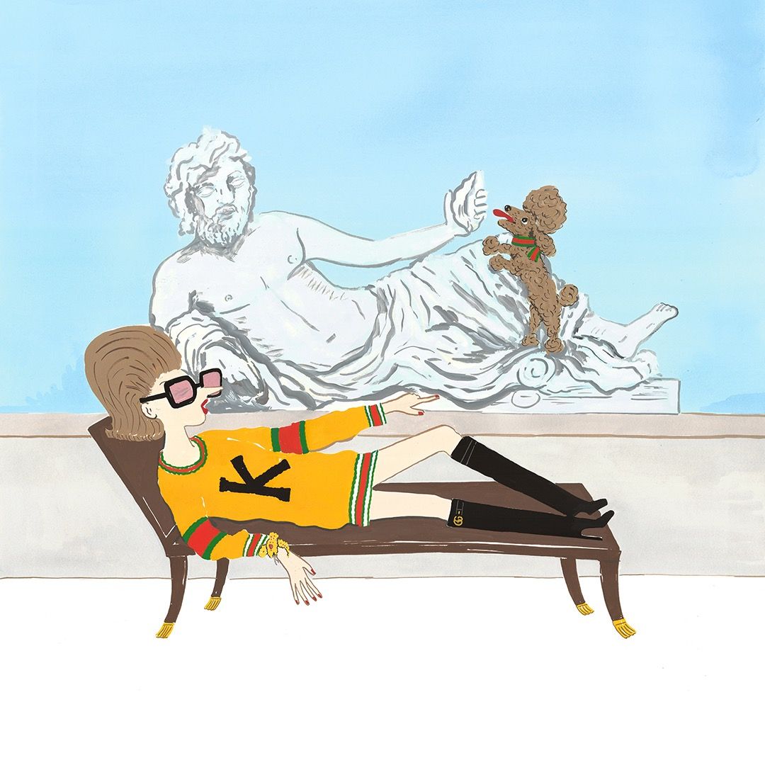 Gucci - Konstantin Kakanias - Illustration - Swan MGMT