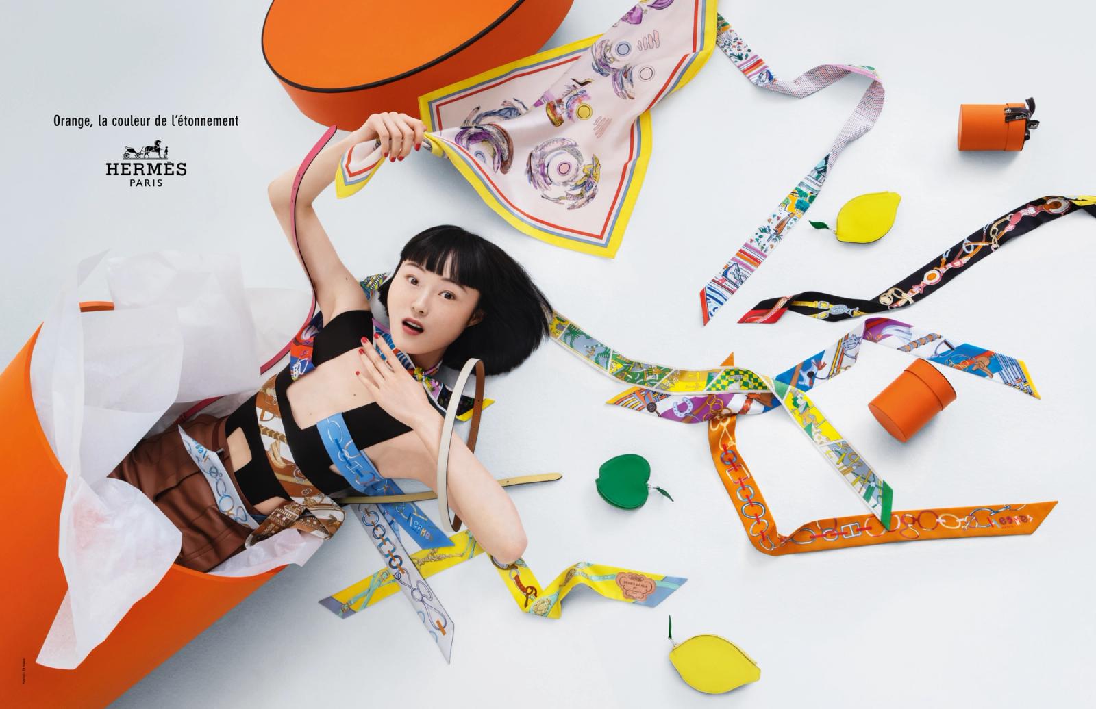 Hermès,|Photography by Tim Walker - Anna Sbiera - Set Design - Swan MGMT