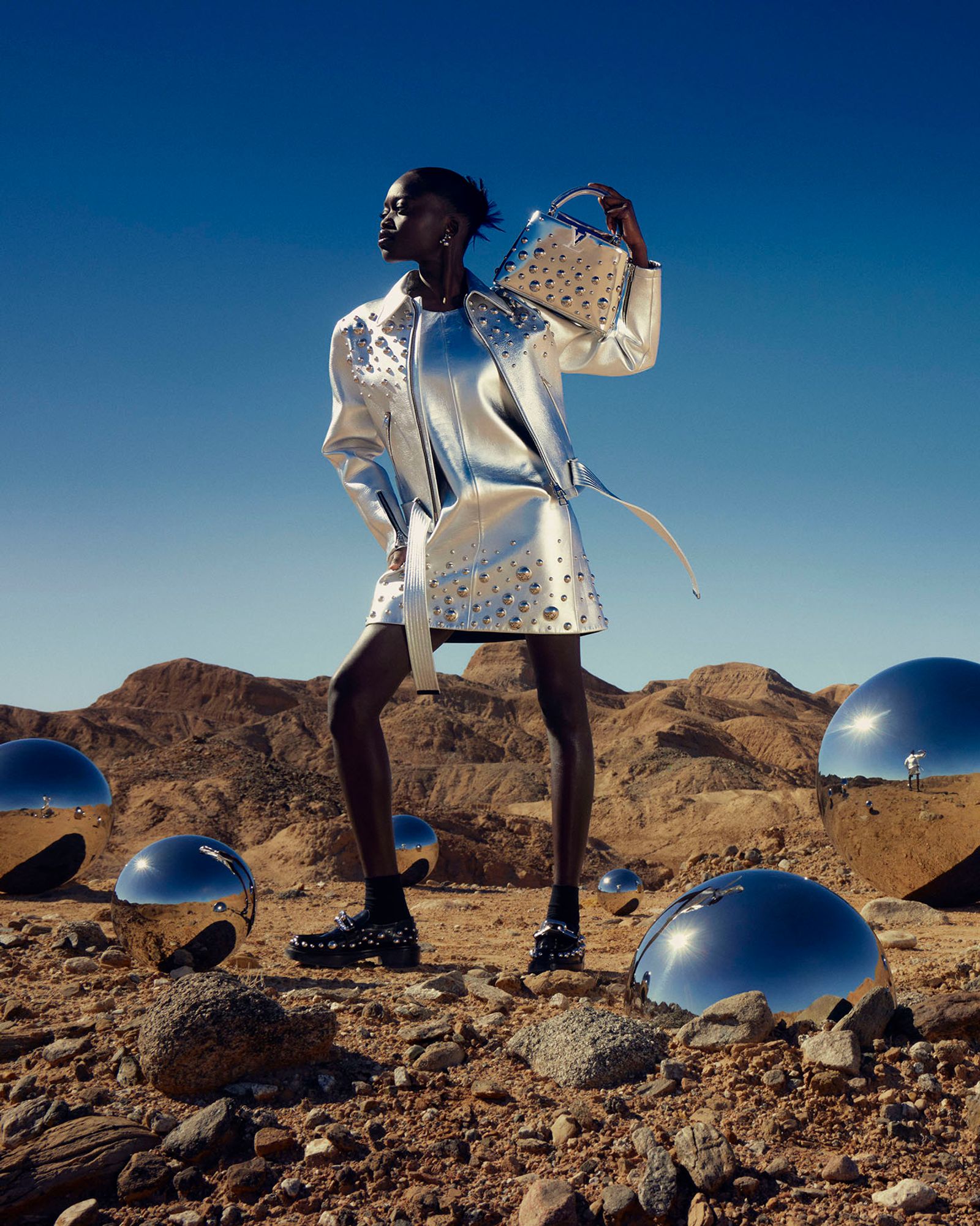 Louis Vuitton,|Photography by Casper Kofi - Sebastien Michelini - Set Design - Swan MGMT