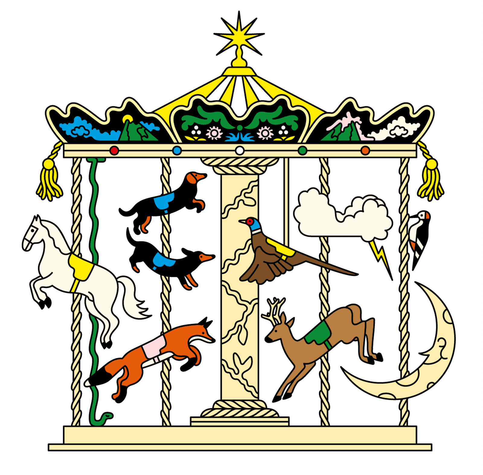 Glein Socks - Laura Edelbacher - Illustration - Swan MGMT