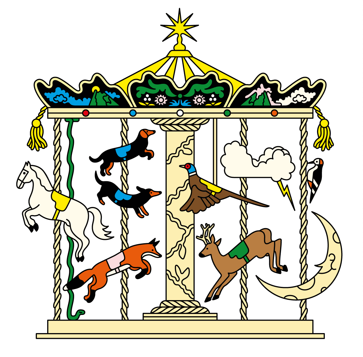 Glein Socks - Laura Edelbacher - Illustration - Swan MGMT