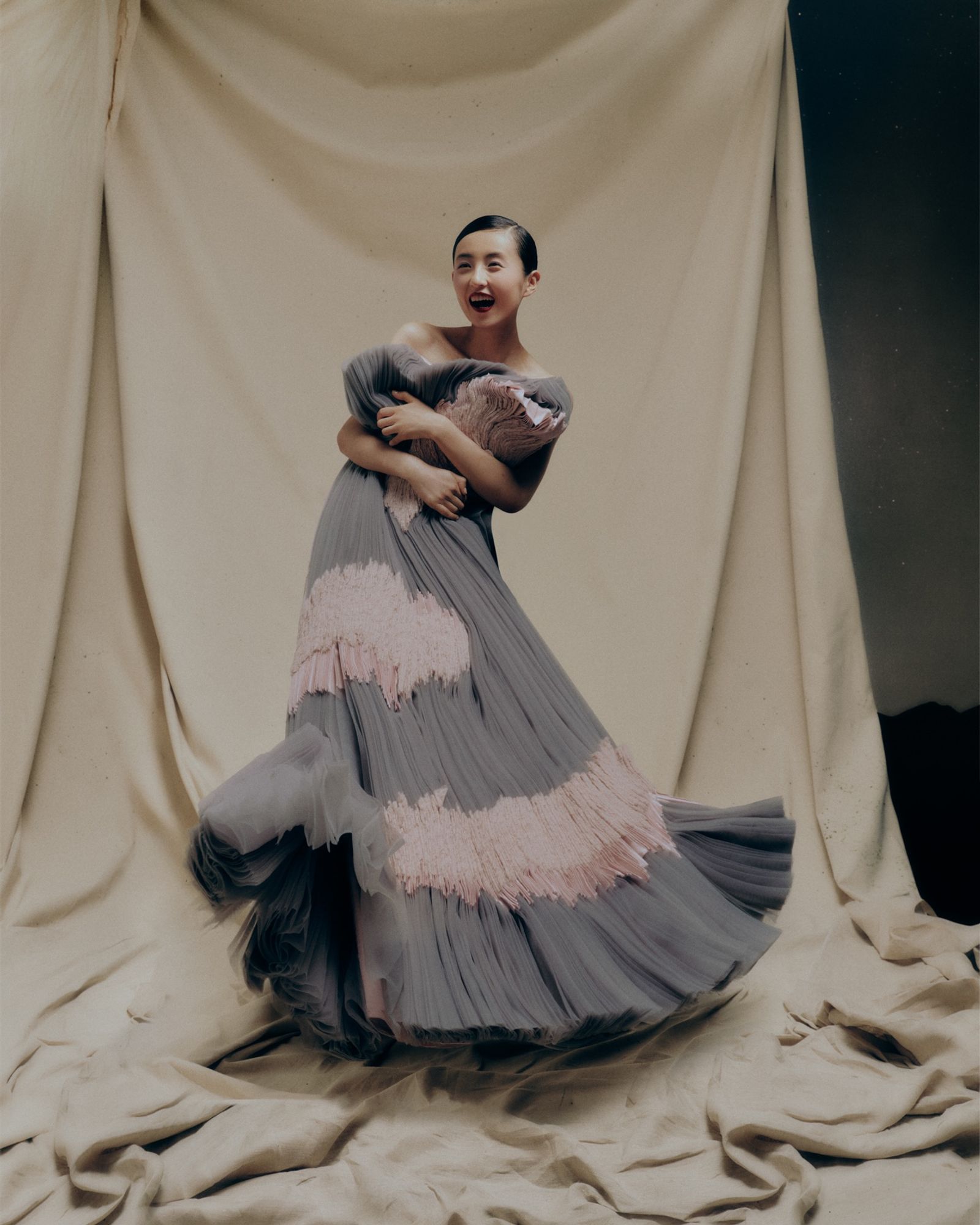 Vogue China,|Photography by Annie Lai - Samirha Salmi - Set Design - Swan MGMT