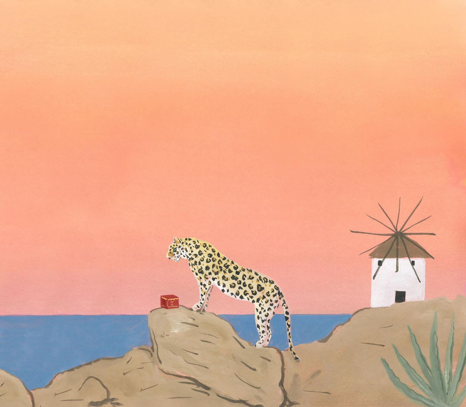 Cartier Mykonos - Konstantin Kakanias - Illustration - Swan MGMT