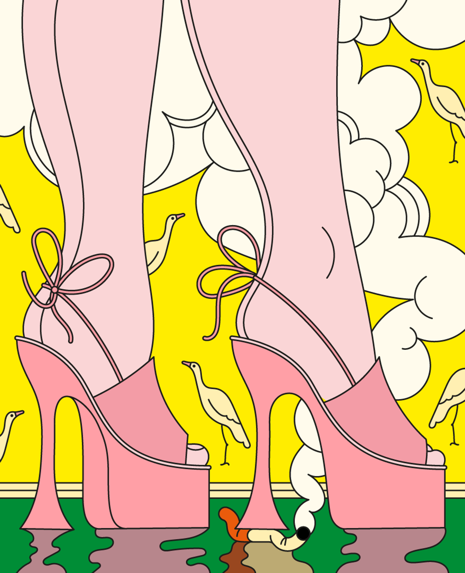 Misc,|Personal Project - Laura Edelbacher - Illustration - Swan MGMT