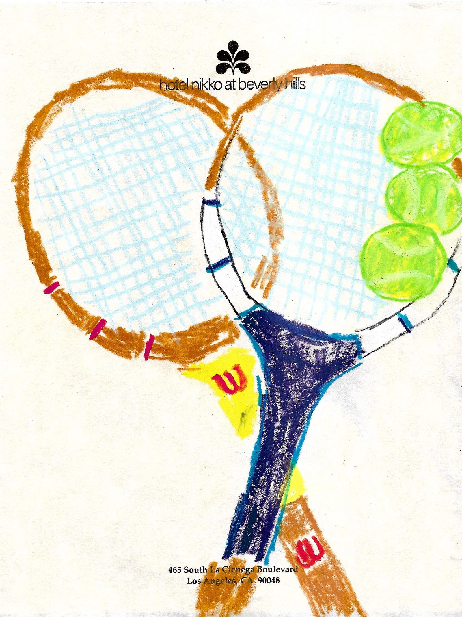 Tennis mood - Michael McGregor - Illustration - Swan MGMT