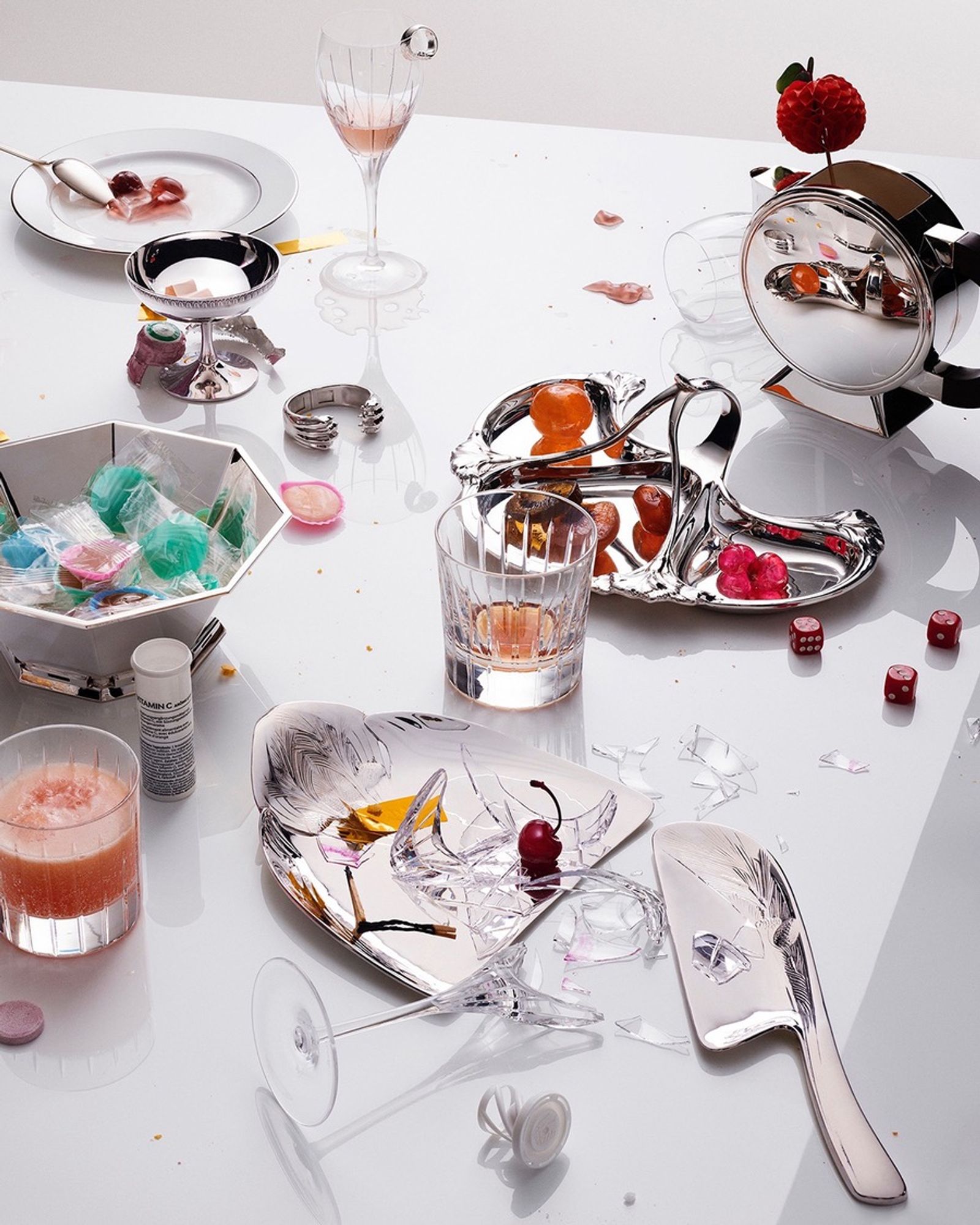 Christofle,|Photography by Younès Klouche - Sebastien Michelini - Set Design - Swan MGMT