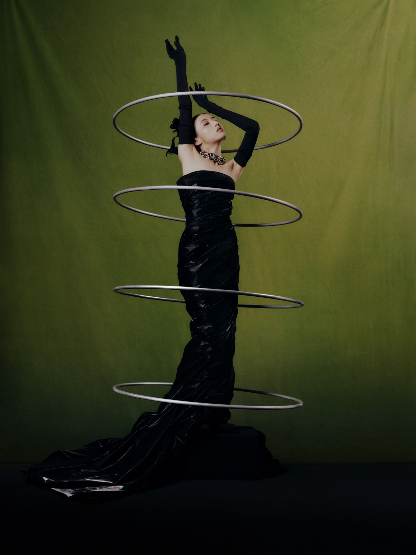 Vogue China,|Photography by Annie Lai - Samirha Salmi - Set Design - Swan MGMT