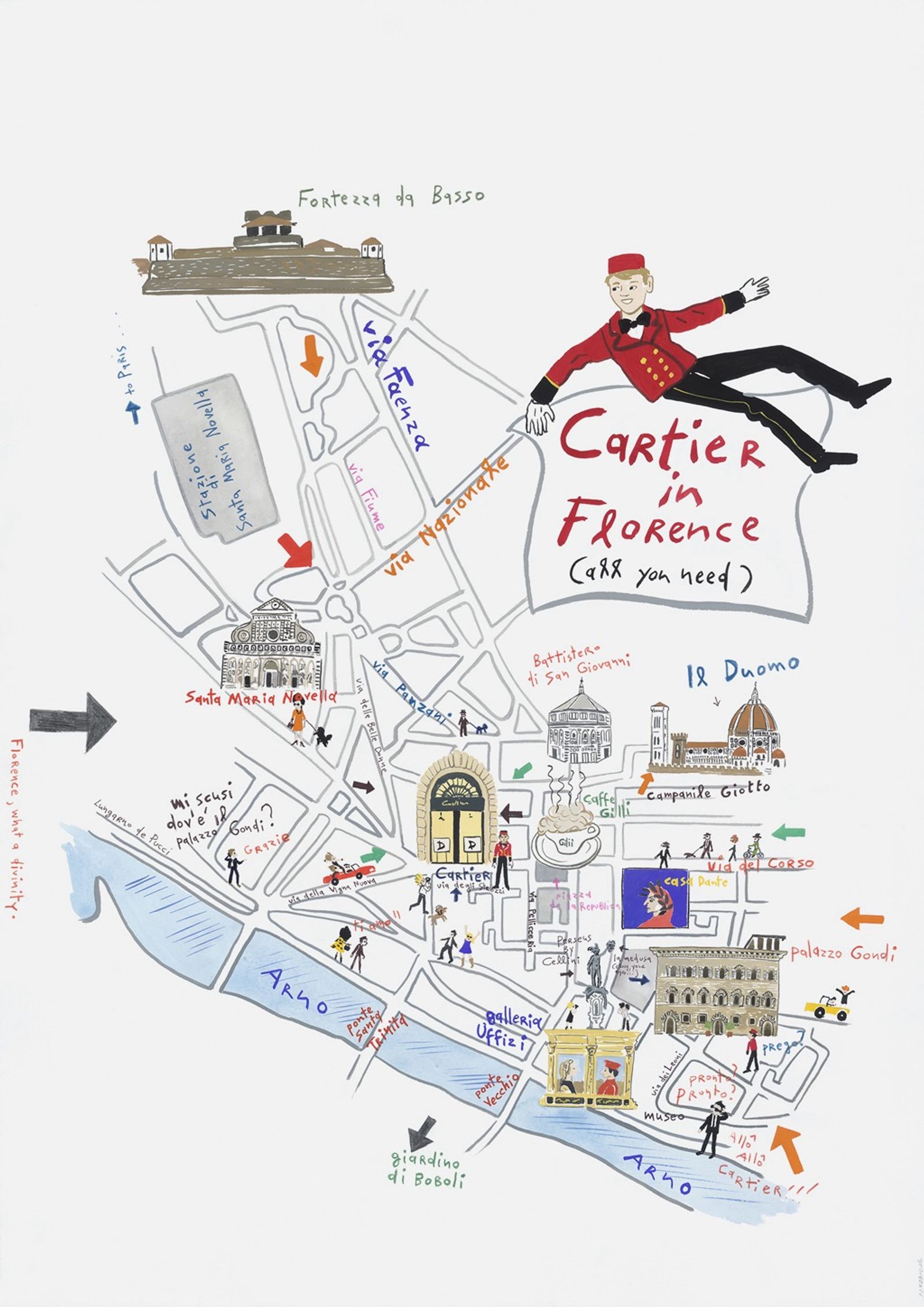 Cartier Florence - Konstantin Kakanias - Illustration - Swan MGMT