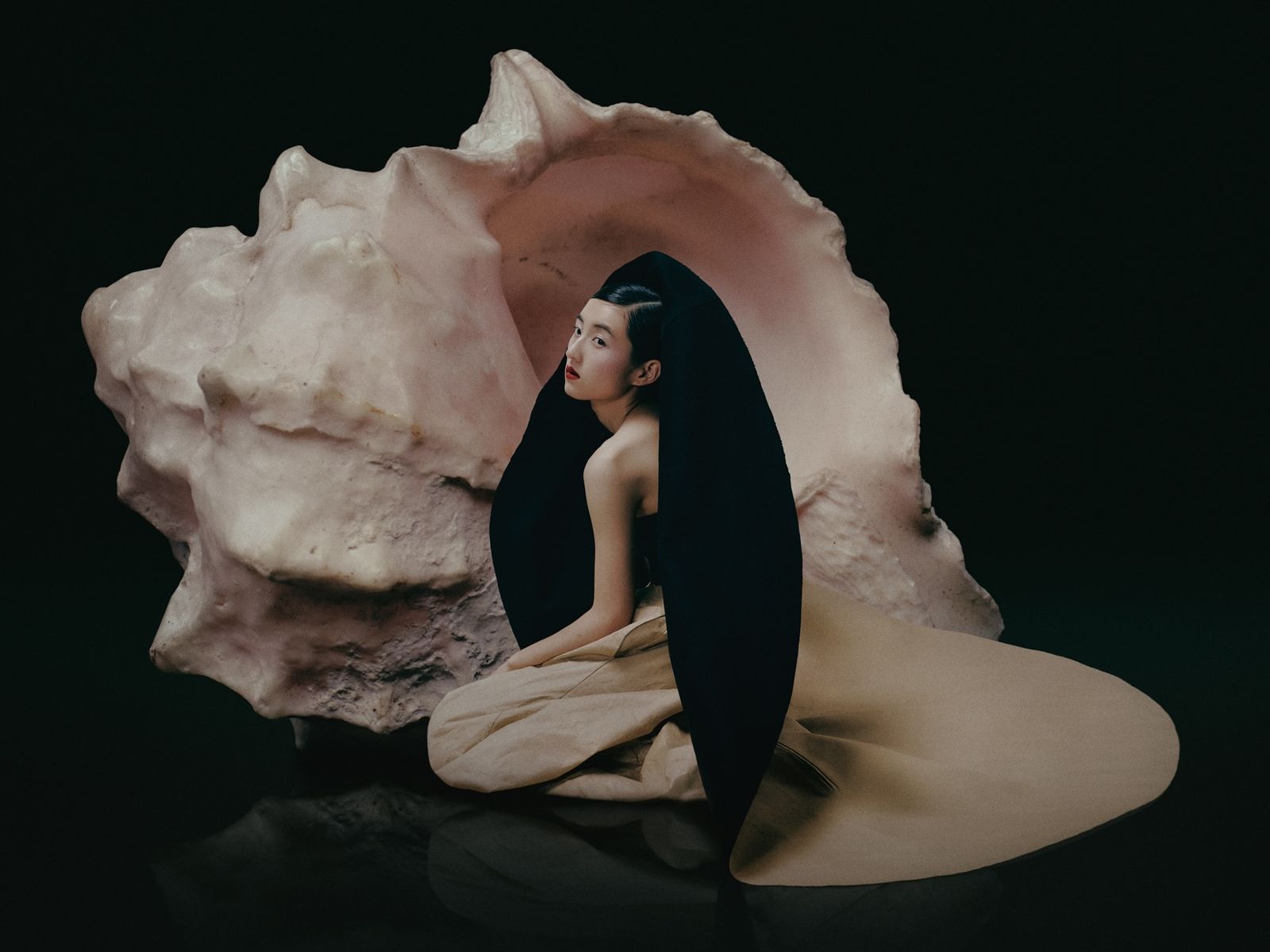 Vogue China,|Photography by Annie Lai - Samirha Salmi - Set Design - Swan MGMT