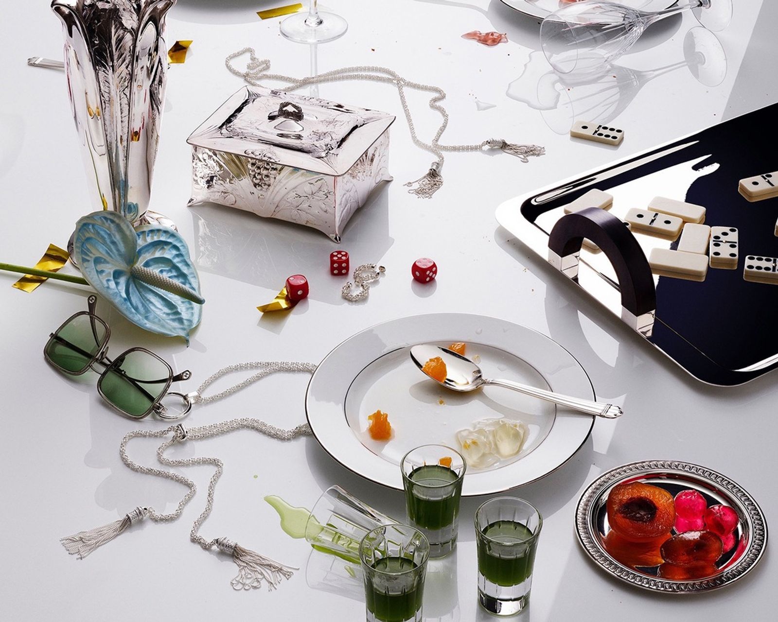 Christofle,|Photography by Younès Klouche - Sebastien Michelini - Set Design - Swan MGMT