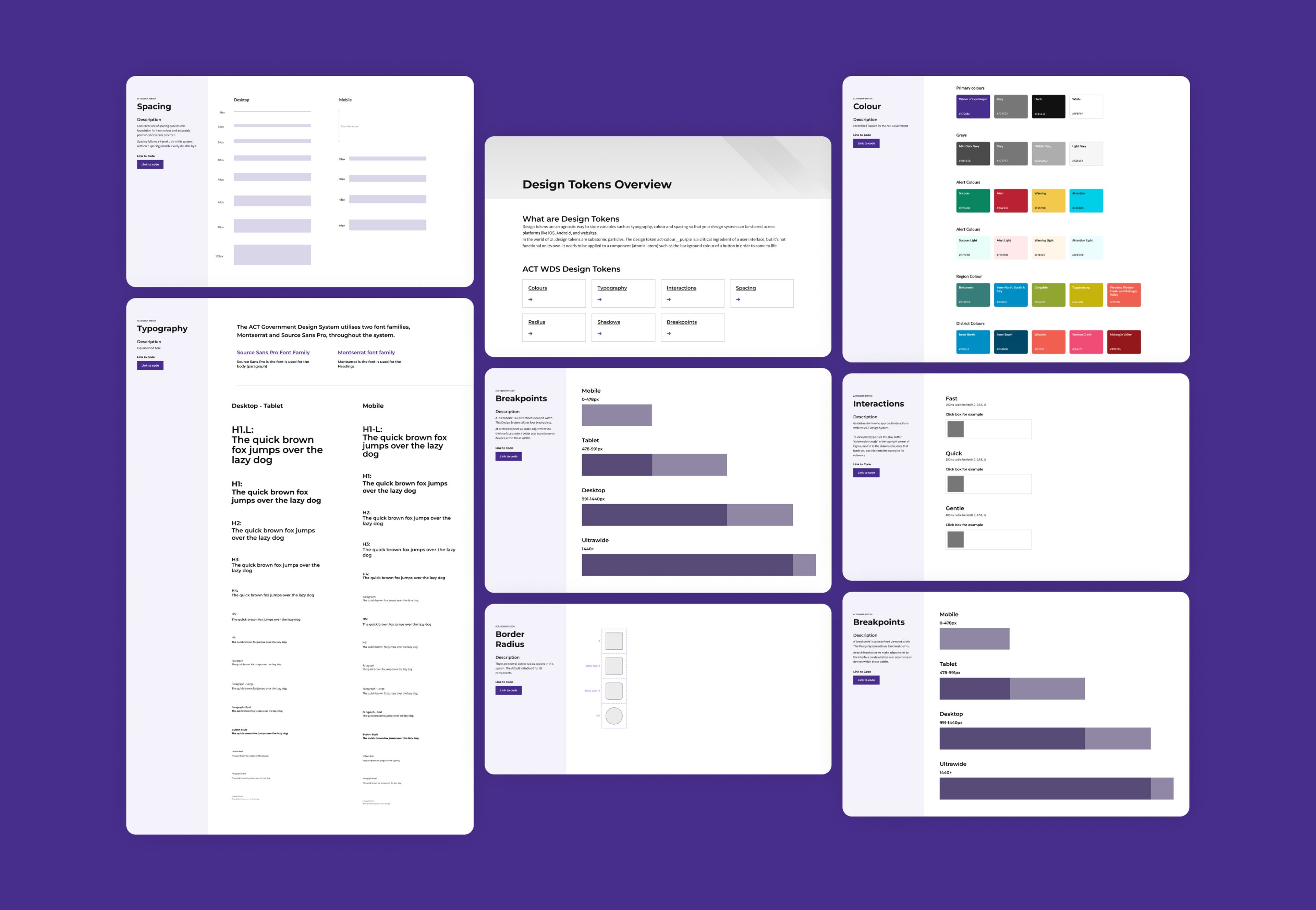ACT design system tokens