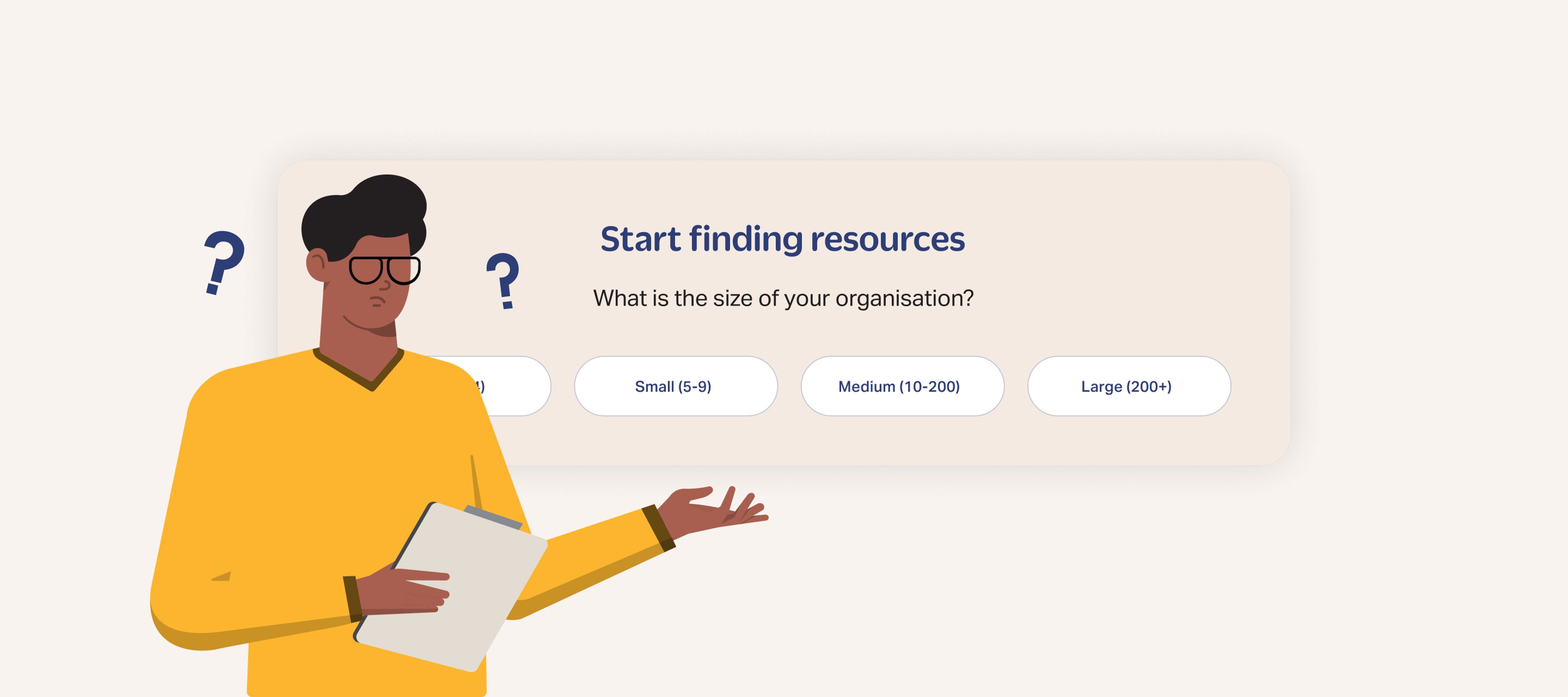 start finding resources