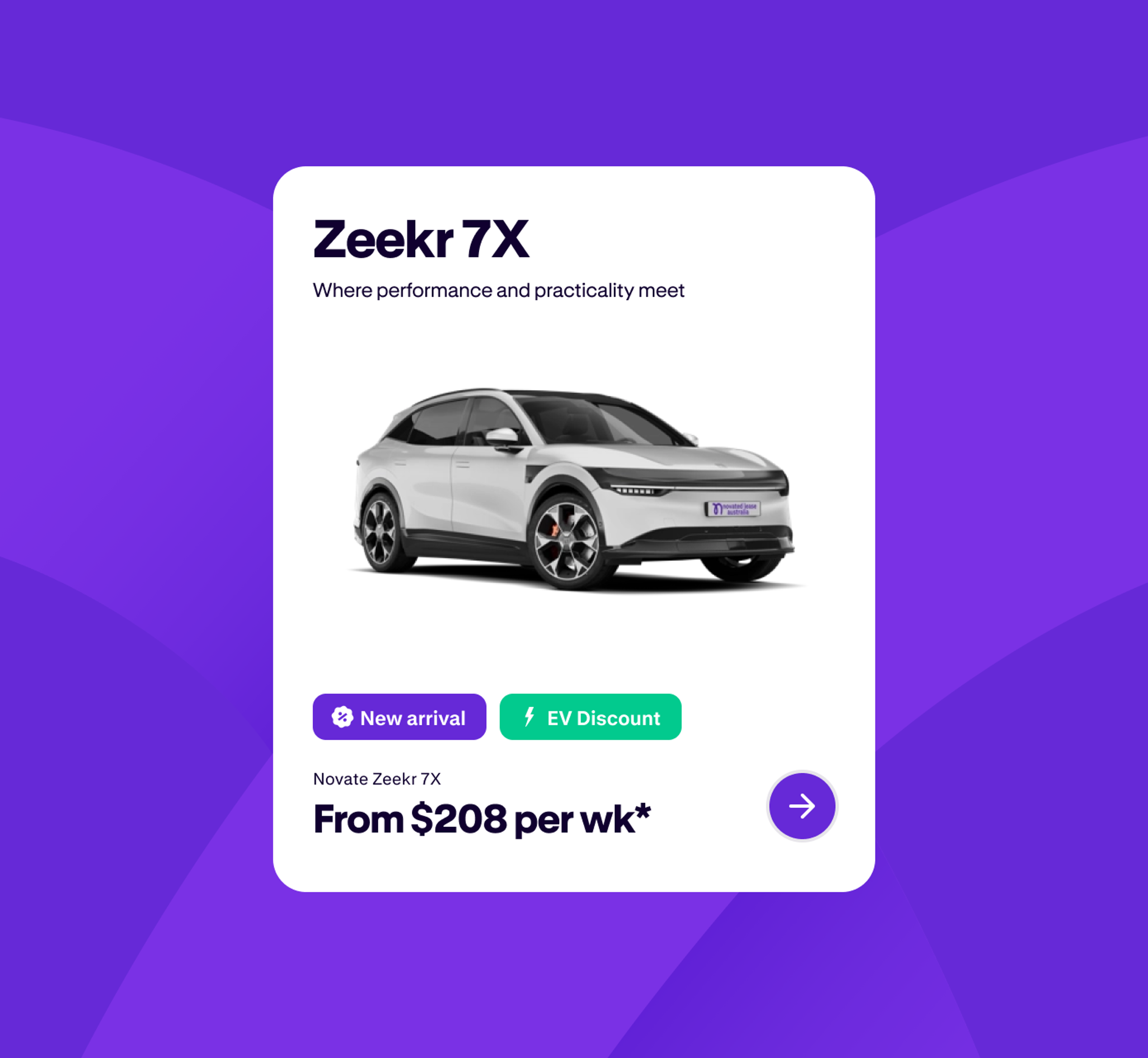 Vehicle Card UI Component