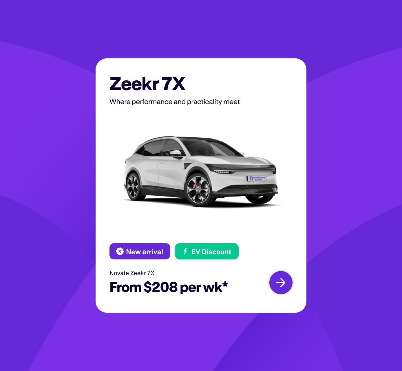 Vehicle Card UI Component