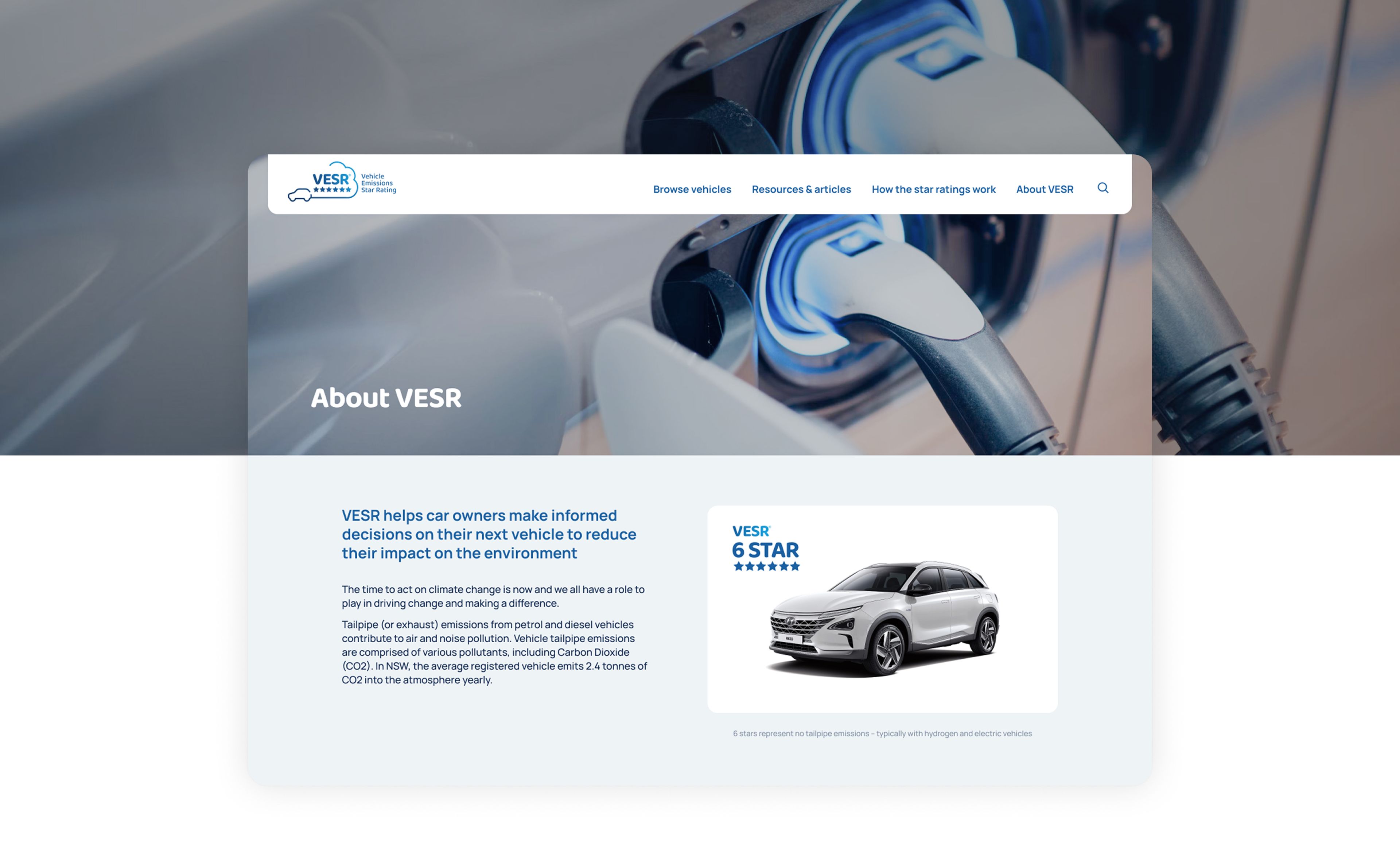 VESR about page