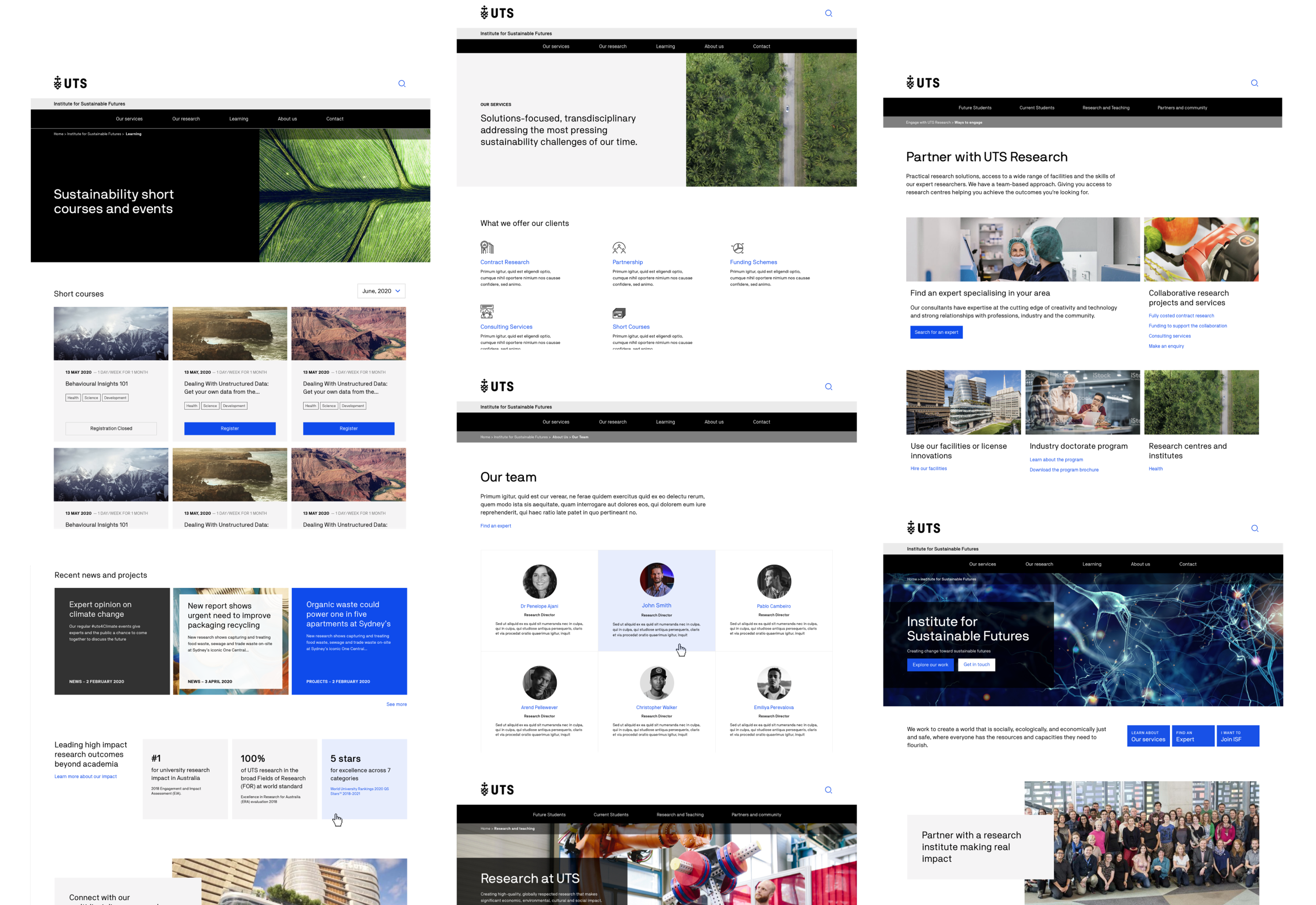 UTS templates