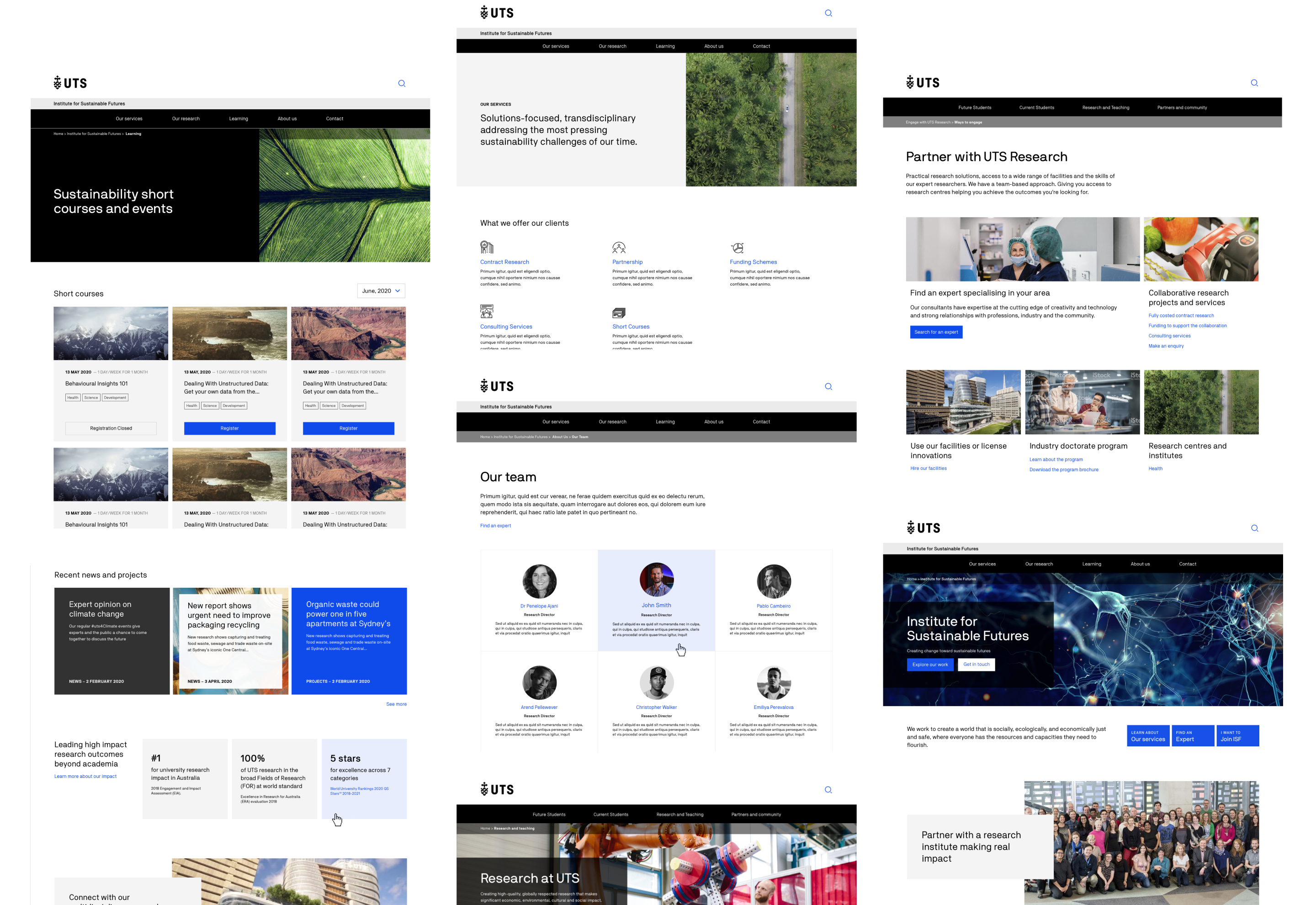 UTS templates