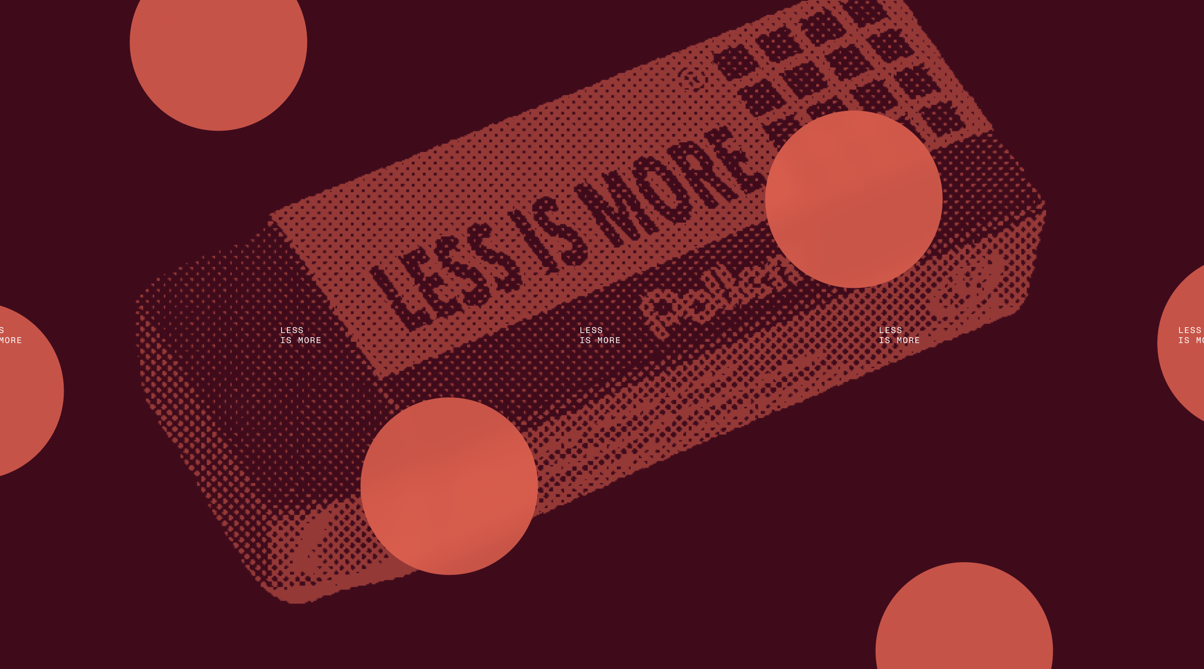 'How you can win by doing less' hero image