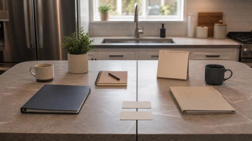 North Carolina family law lawyer decision scene with separation and custody materials