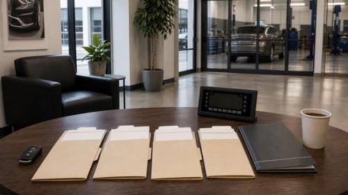 New vehicle repair documentation scene for Illinois lemon law mistakes