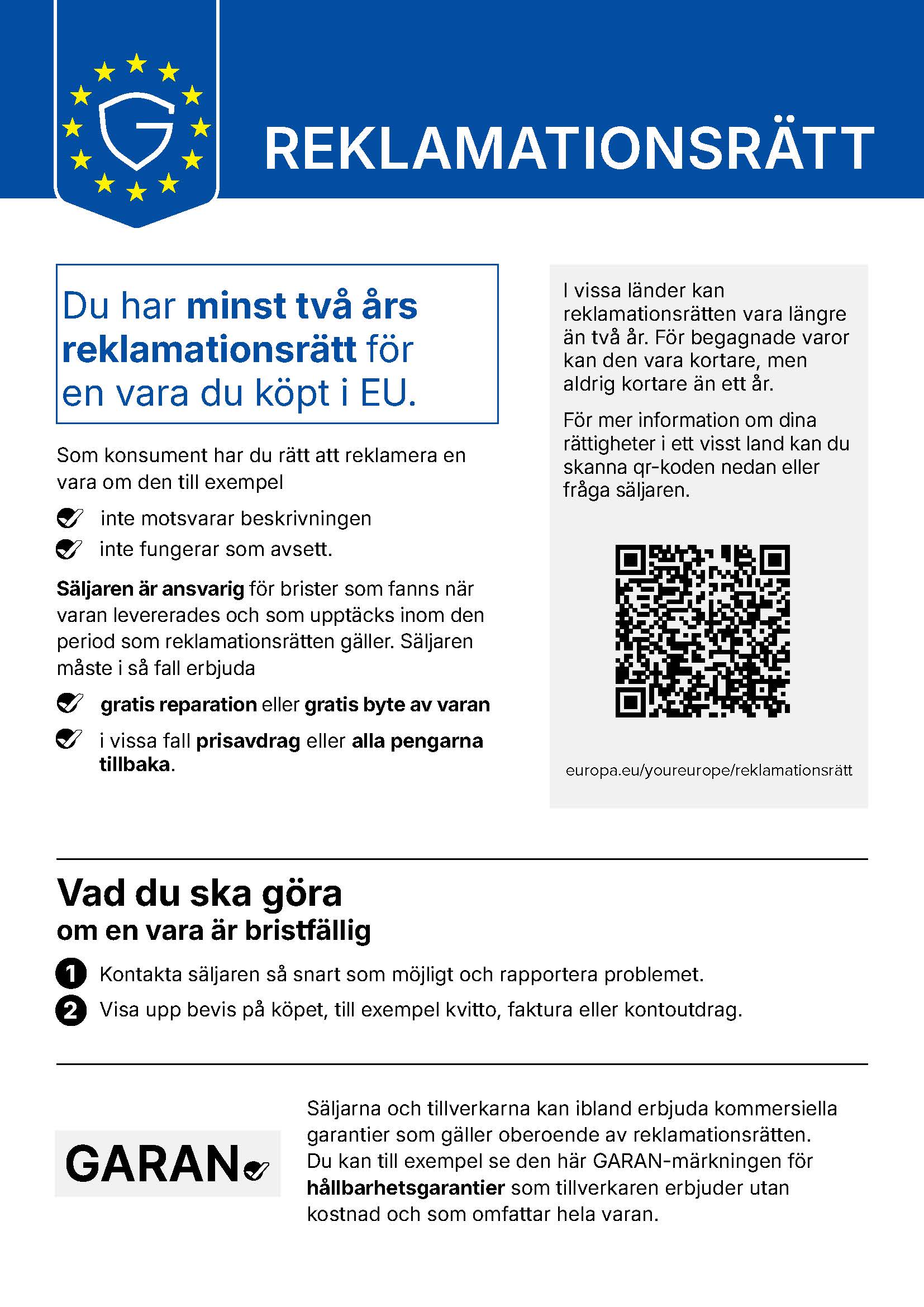 Reklamationsrätt
