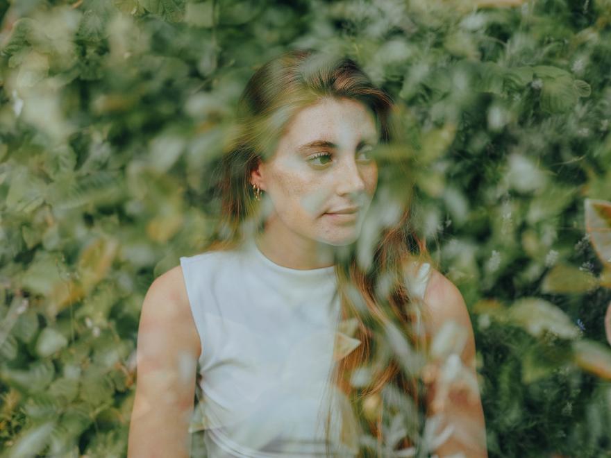 Photo of a girl in a stylish photography style.