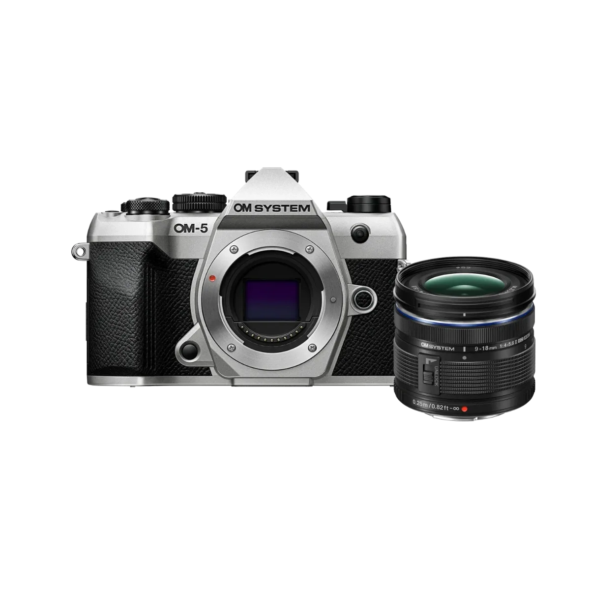 OM-5 Mark II Silver + 9-18mm F4.0-5.6 II Lens Kit