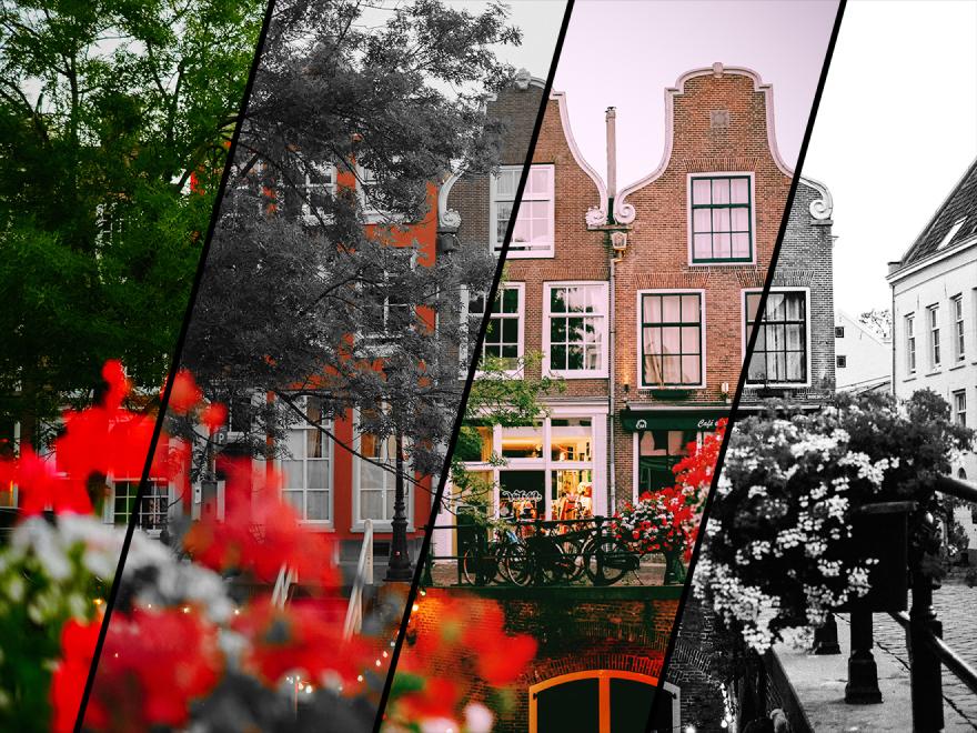 image showing how art modes change the same photo.
