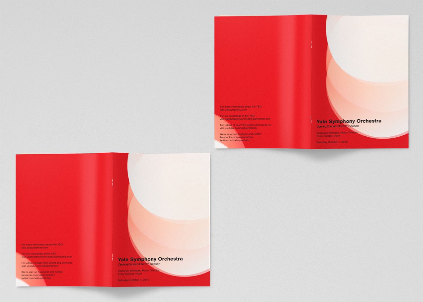 Programs for the 51st Season’s Opening Concert