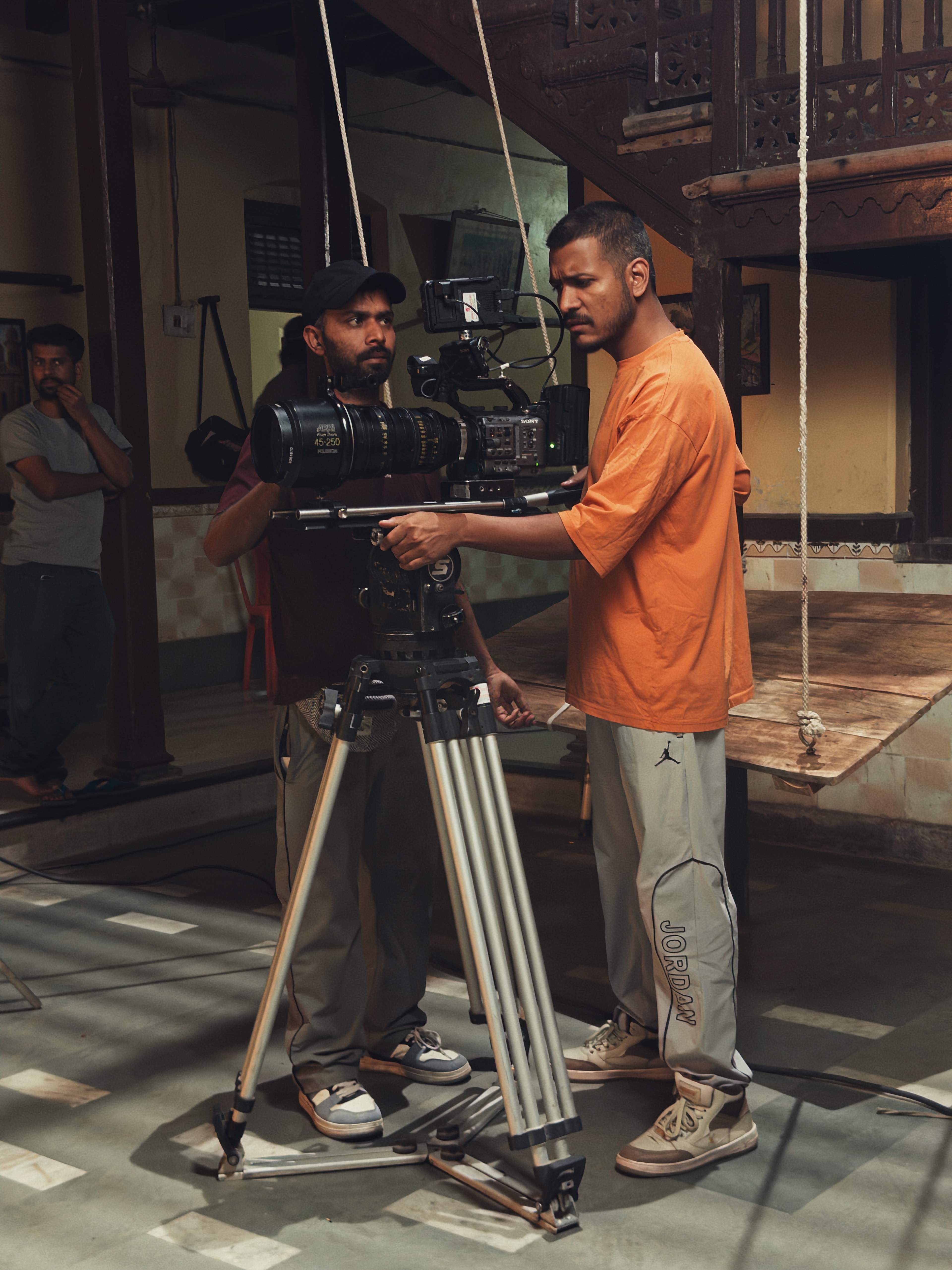 Portrait on set