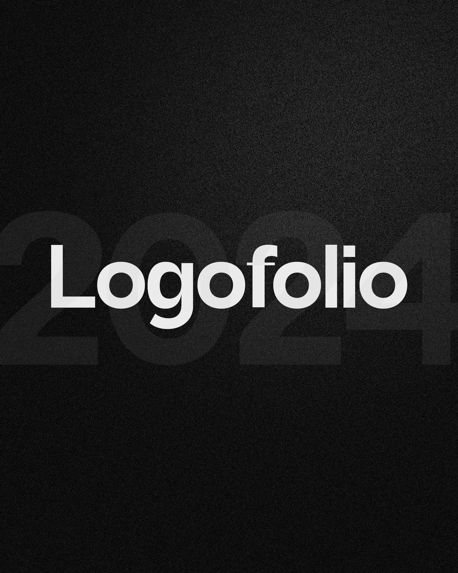 Logofolio title over a large 2024