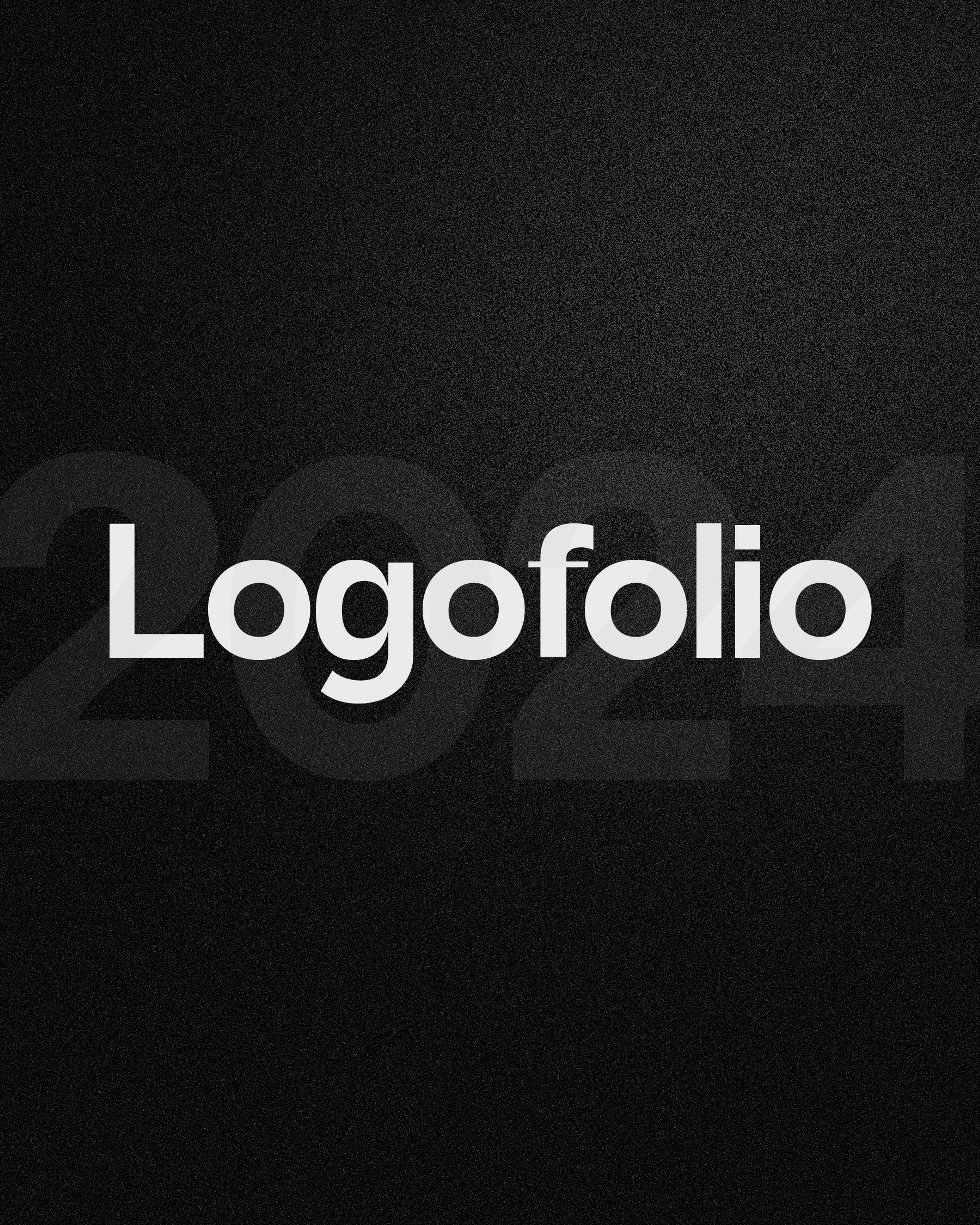 Logofolio title over a large 2024