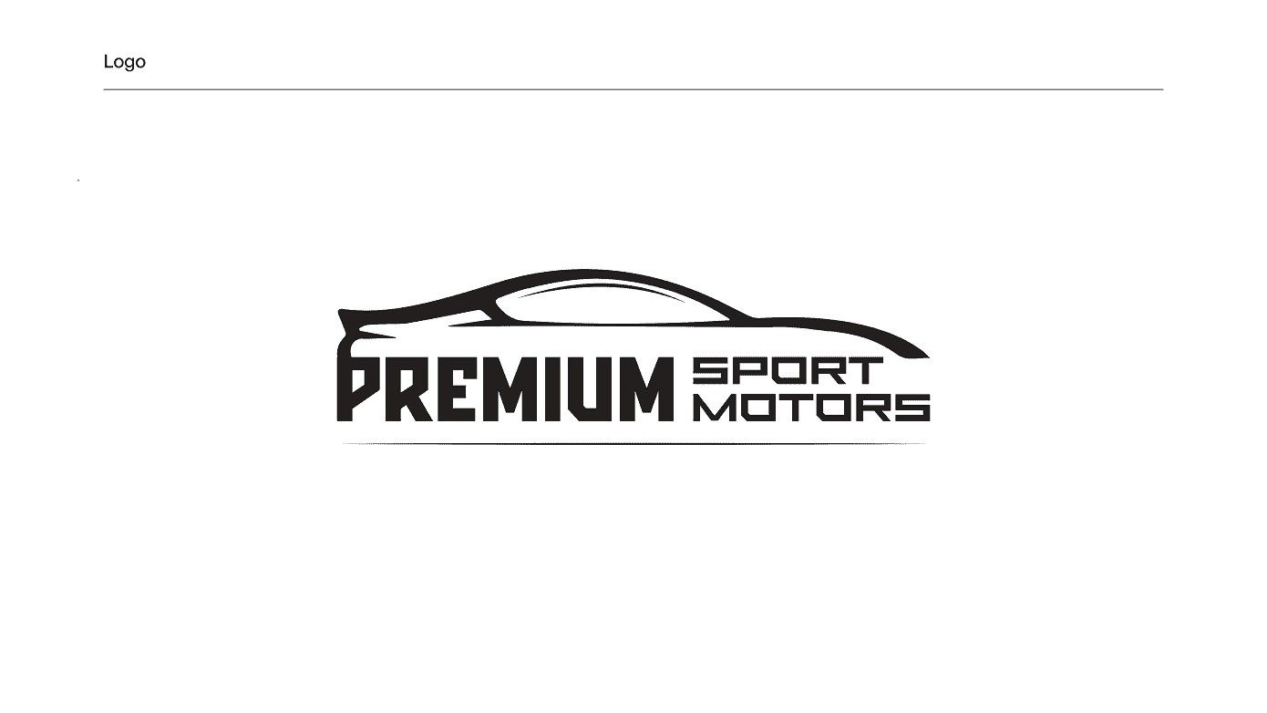 The Premium Sport Motors logo with a car silhouette