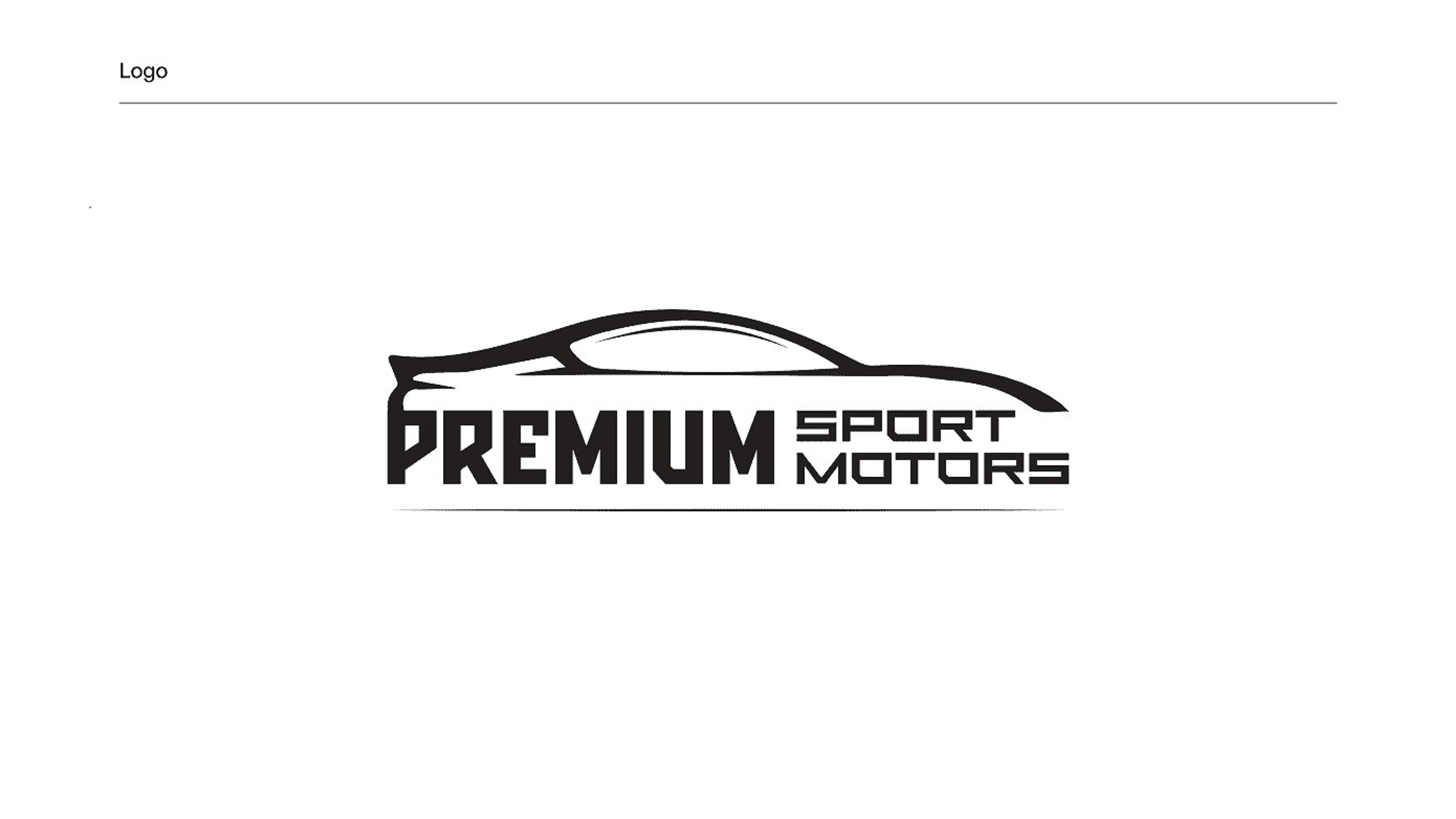 The Premium Sport Motors logo with a car silhouette