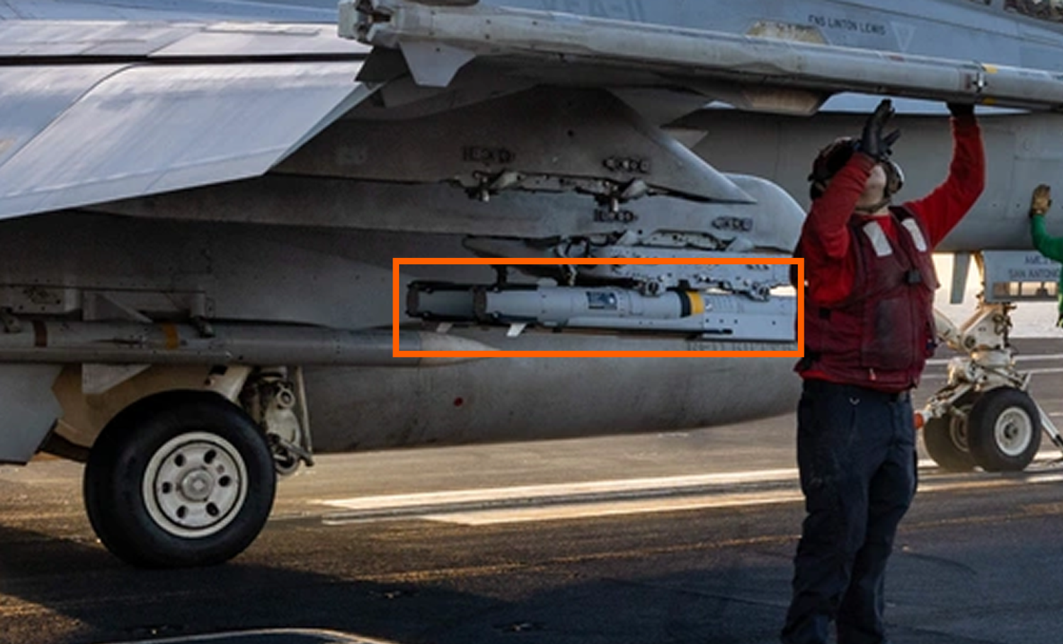 GBU-53 StormBreaker munitions onboard aircraft of the U.S.S Harry S. Truman