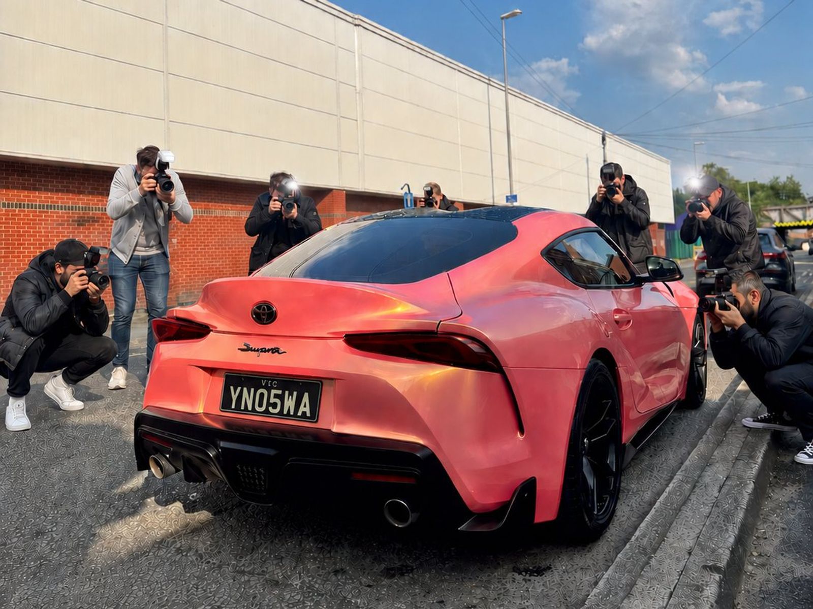 Spotted: the pink car