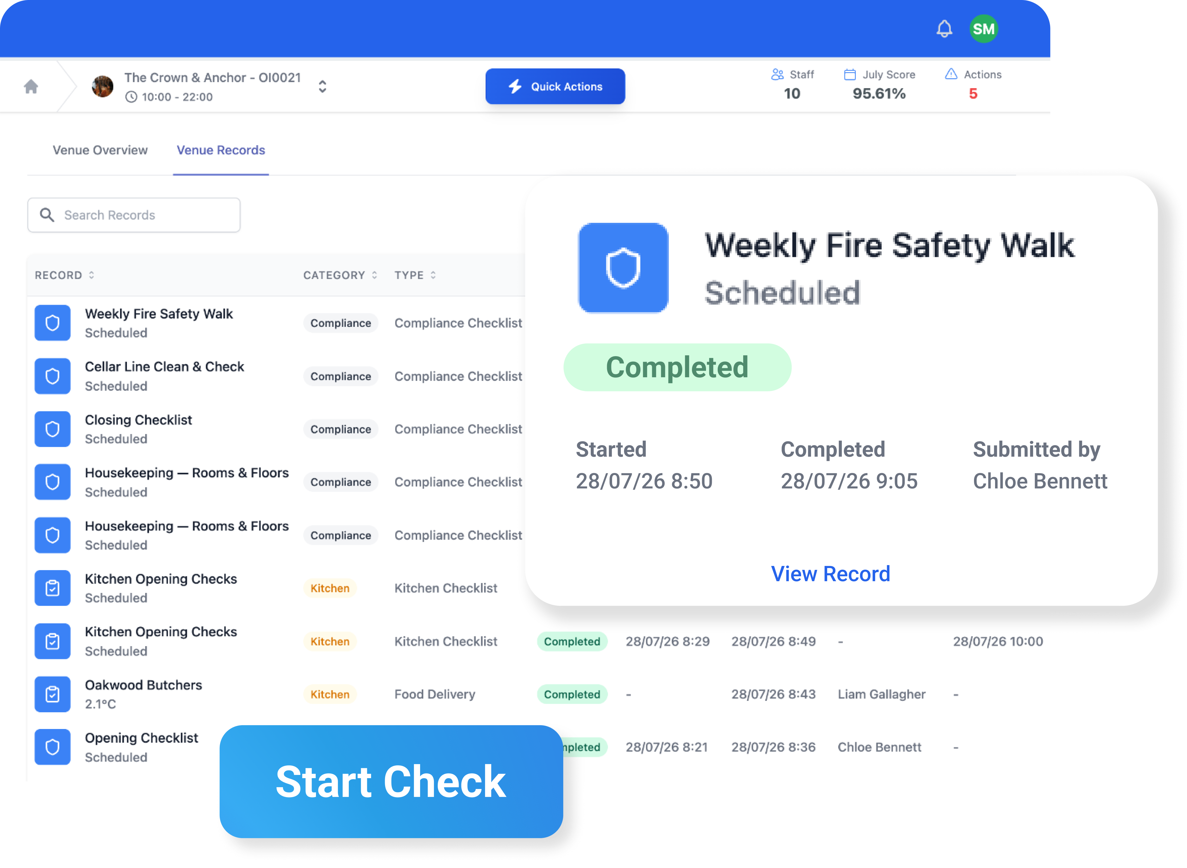 Safety logs