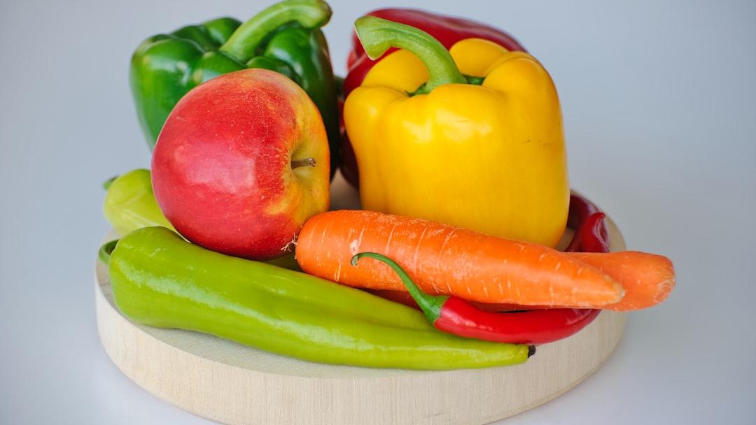 Fruit and vegetables for a delicious salad - Photo by Alexander Schimmeck on Unsplash
