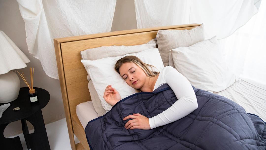 Sleeping on left side and heart health — person resting on left side in bed