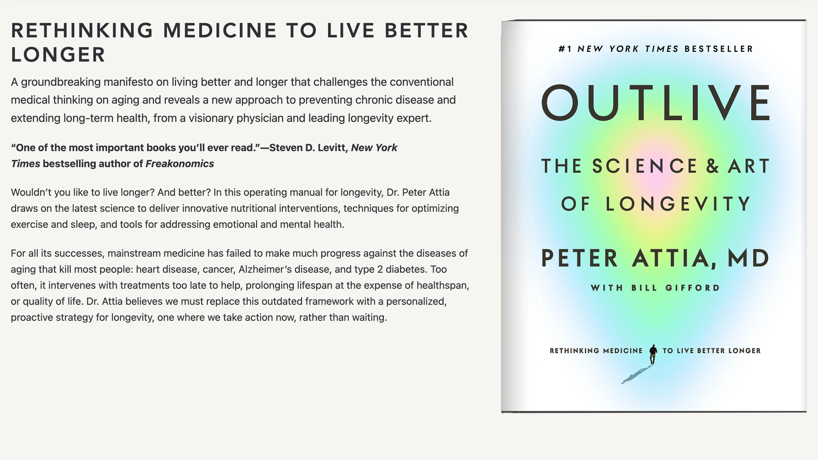 Outlive book cover
