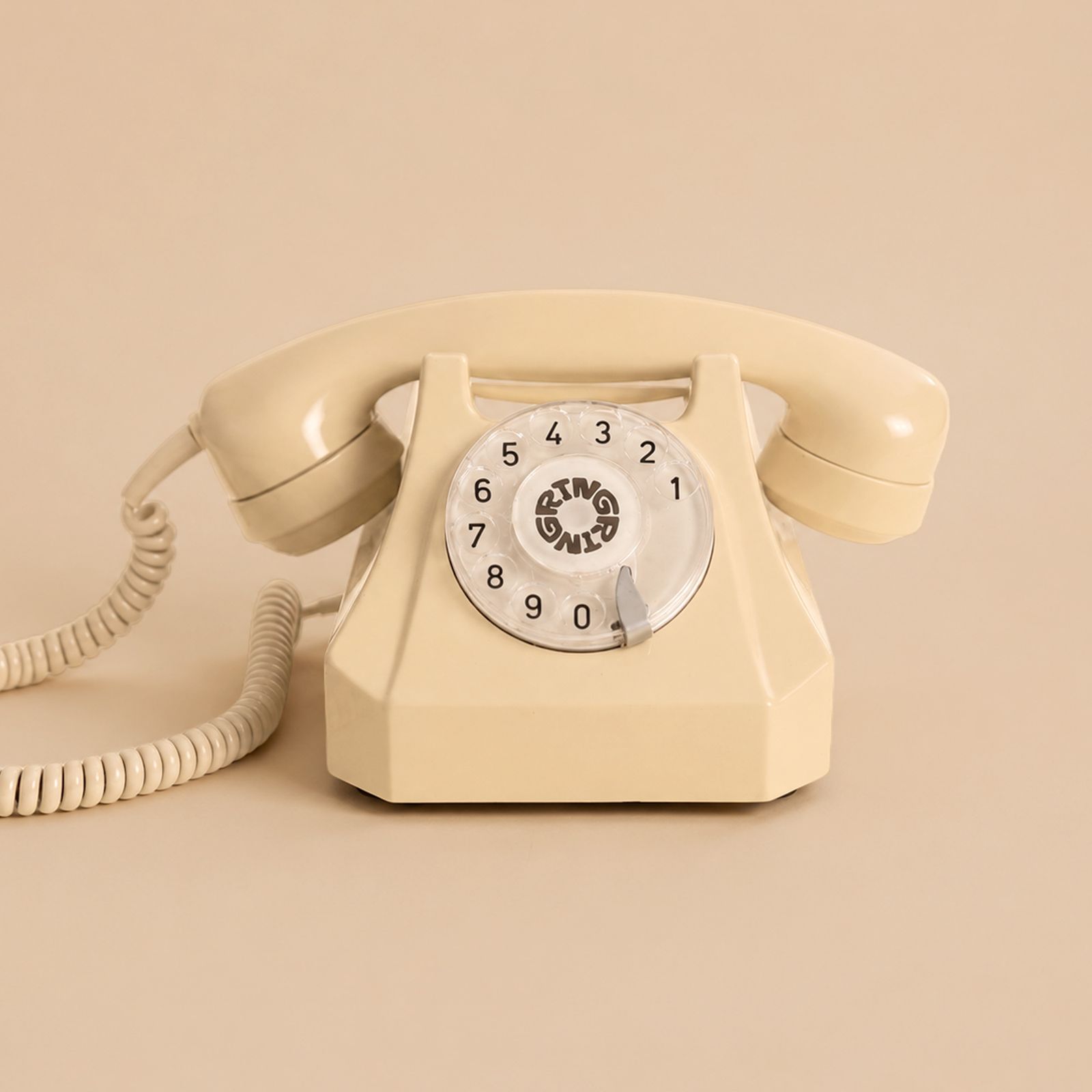 Crème — vintage French telephone audio guestbook for hire in France