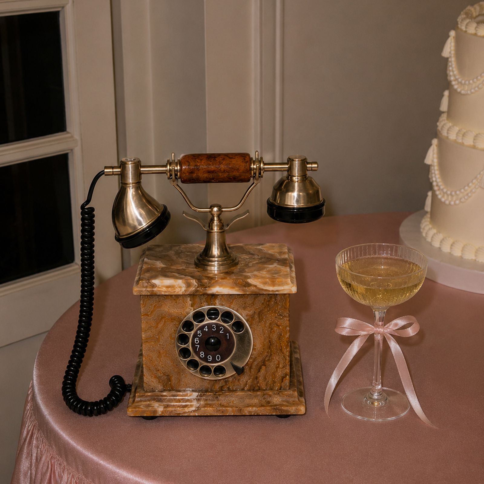 Praliné — vintage French telephone audio guestbook for hire in France