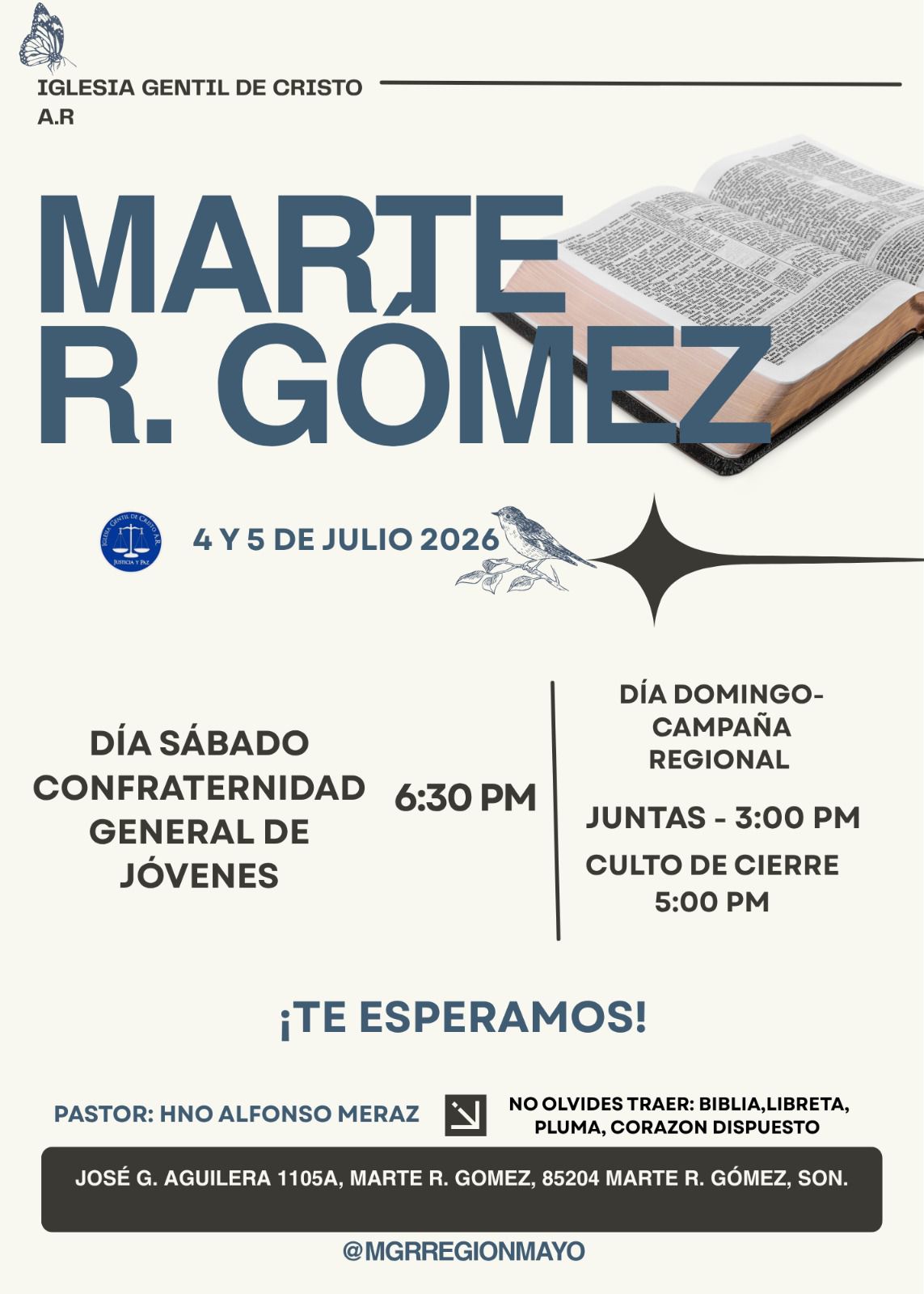 Confraternidad Juvenil General y Campaña en Marte R. Gómez - foto 1
