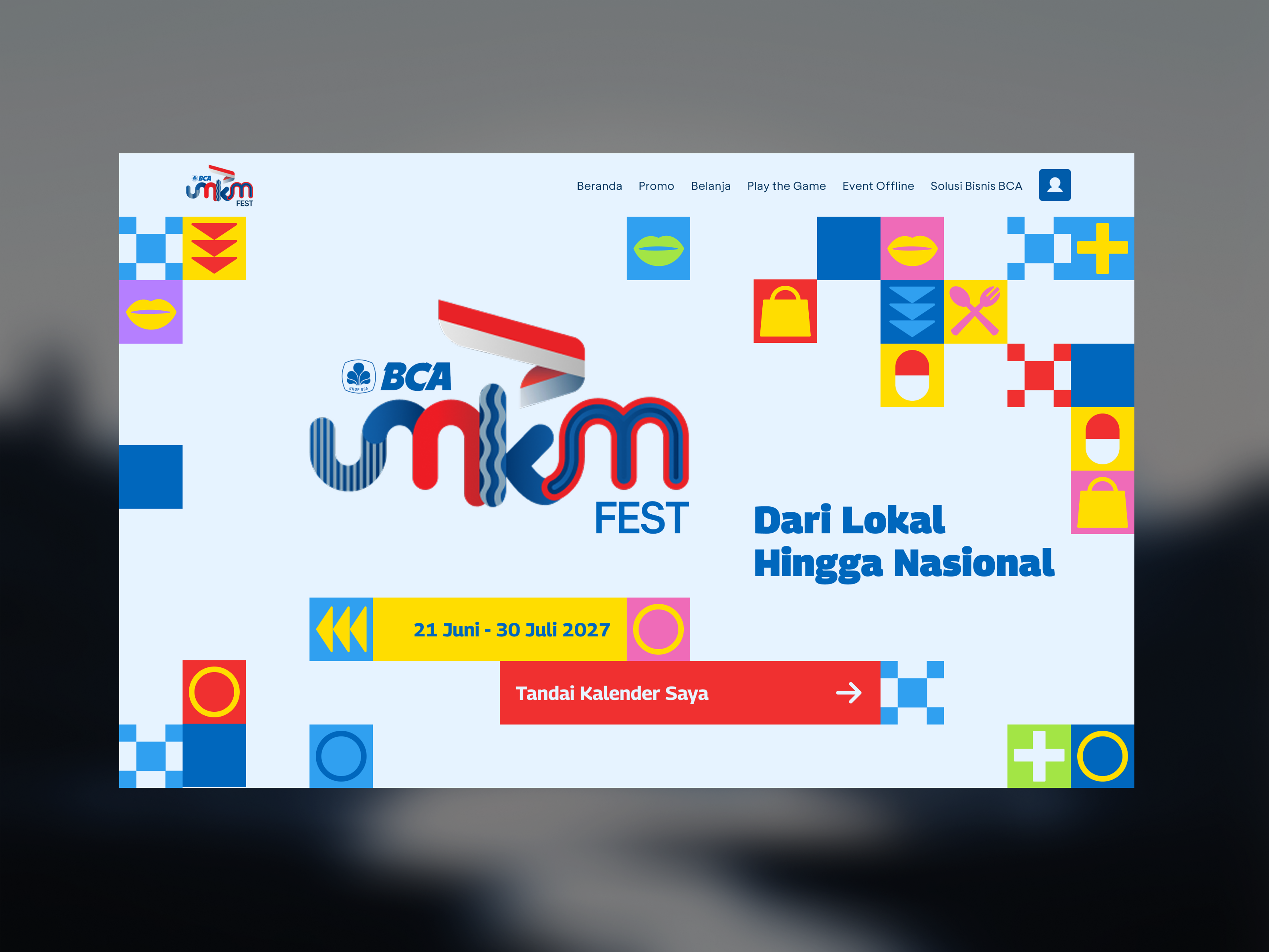 Homesection bca umkm fest