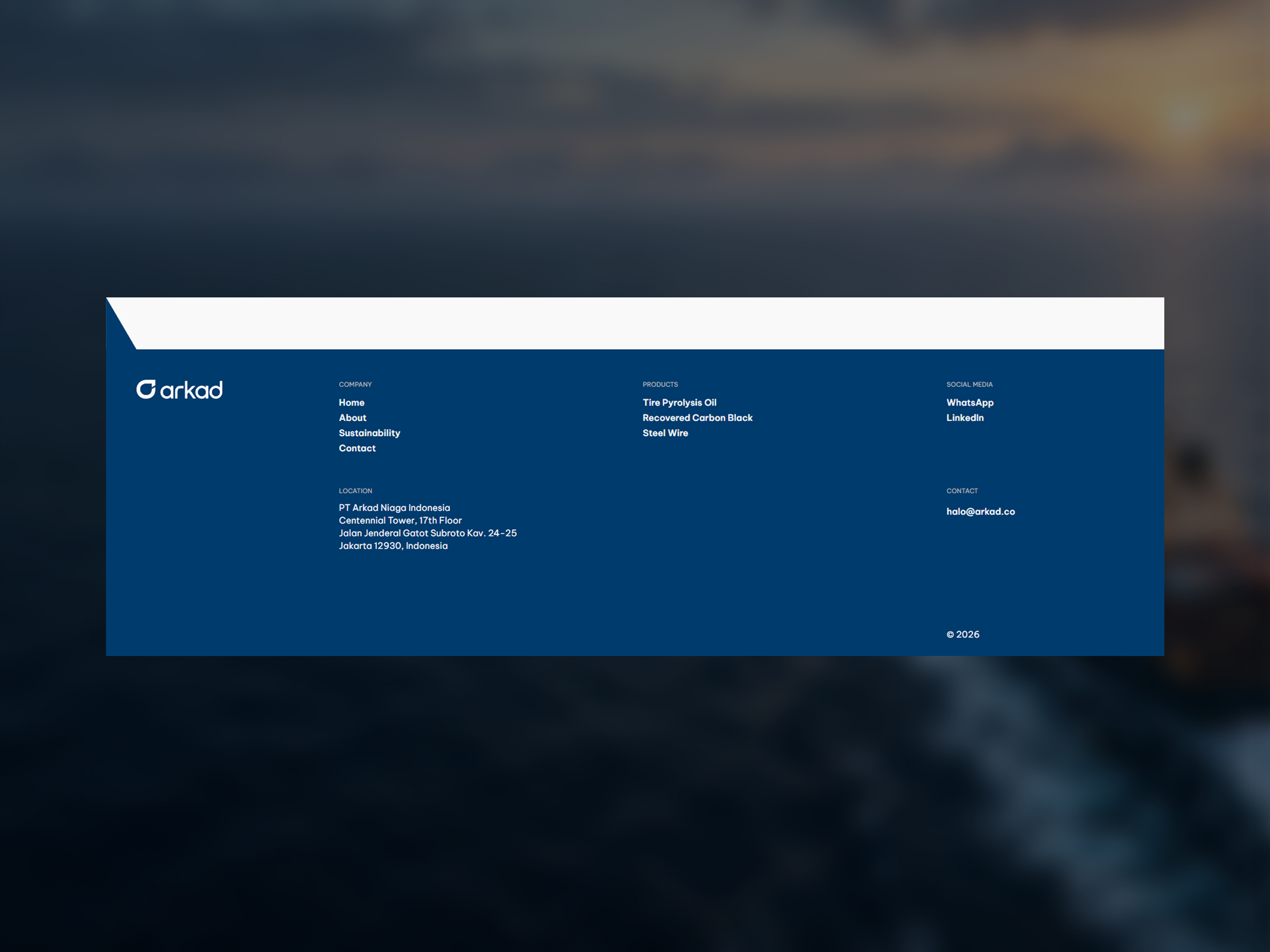 Footer - Arkad