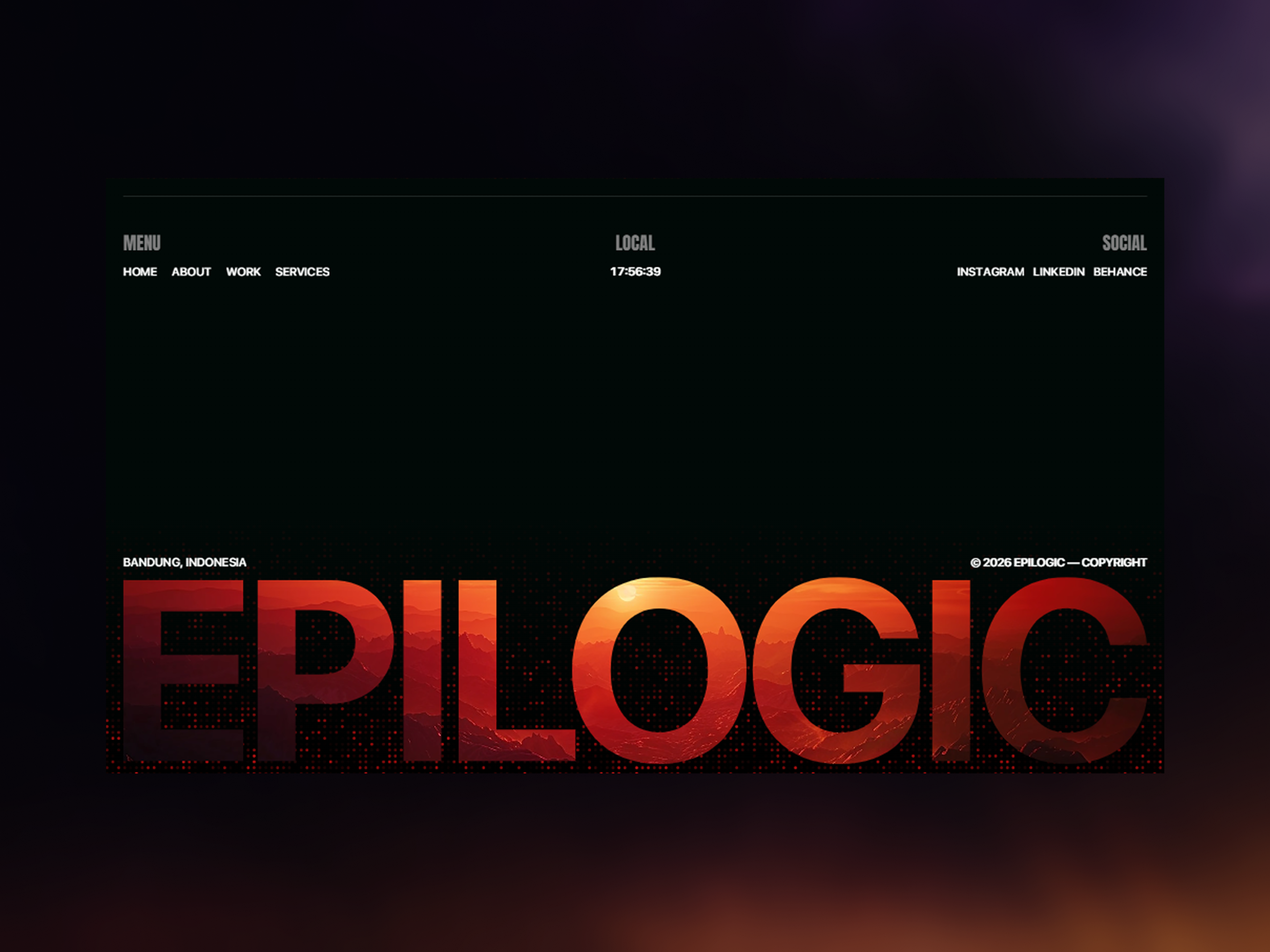 Footer - Epilogic