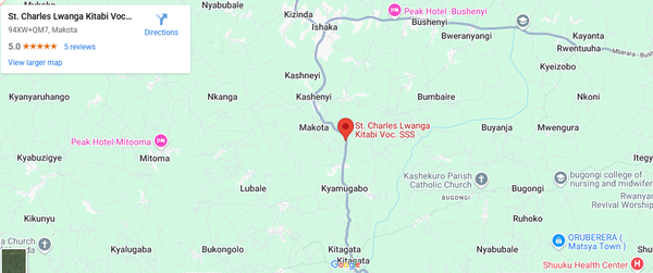 Location St. Charles Lwanga Kitabi Voc S.S.S