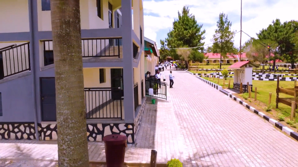 tour of the school St. Charles Lwanga