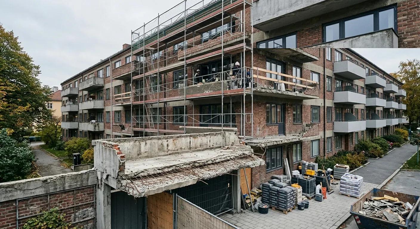 Balkongrehabilitering i borettslag: Planlegging, økonomi og fremdrift