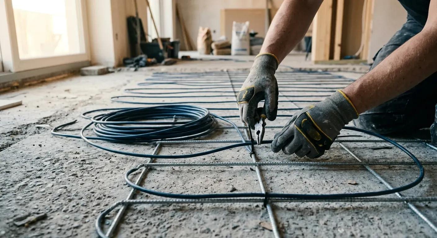 Installere varmekabel i betonggulv: Optimal oppvarming og energibruk
